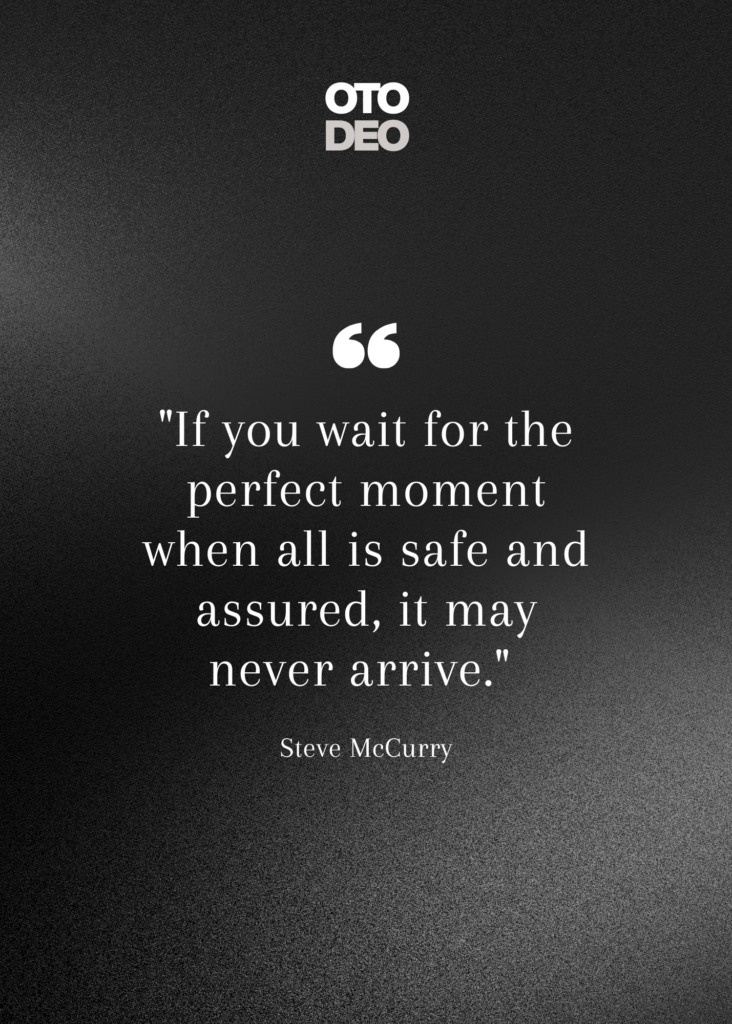 Photography Quote of the Day - Steve McCurry - OTODEO Motivational Quotes for Photographers
